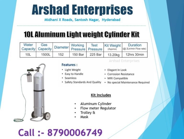 Oxygen Cylinder for Rent - Portable Oxygen Cylinder